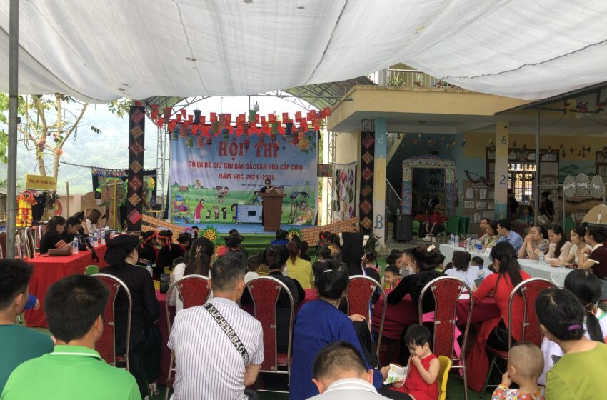  HỘI THI CÔ VÀ BÉ GIỮ GÌN BẢN SẮC VĂN HÓA CẤP CỤM NĂM HỌC 2024-2025